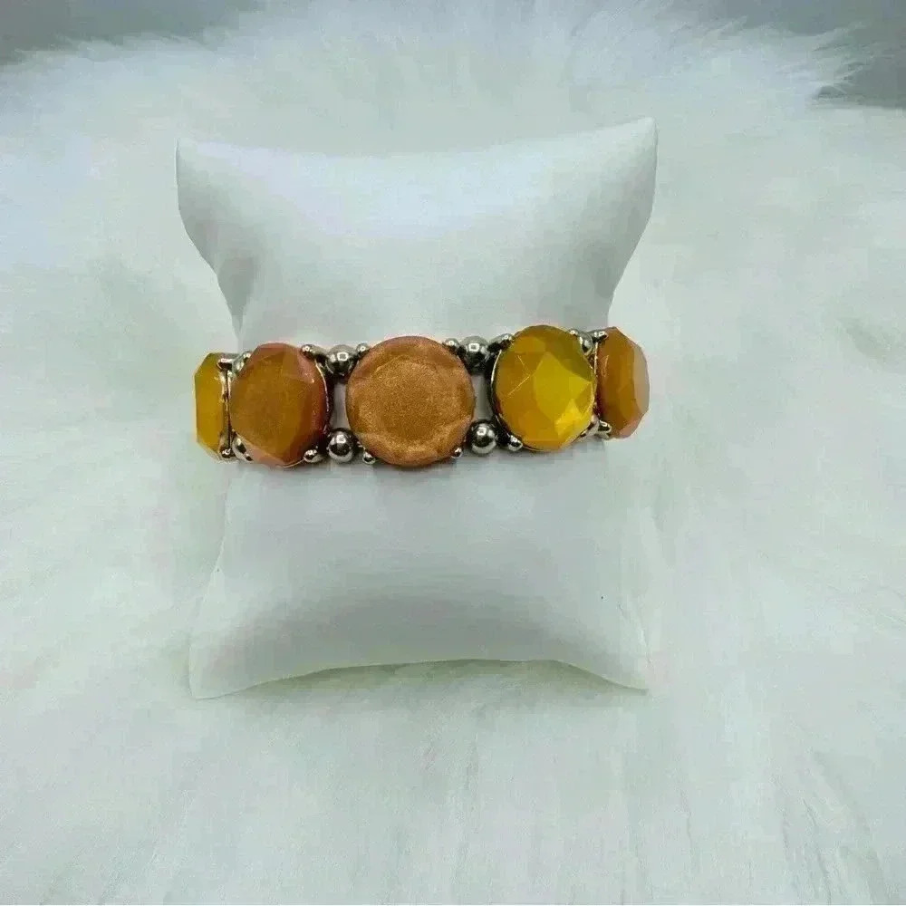 Orange  Statement Bracelet 202
